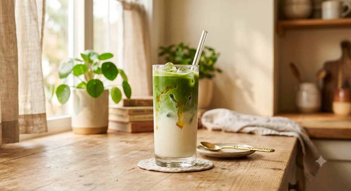 Honey Matcha Latte
