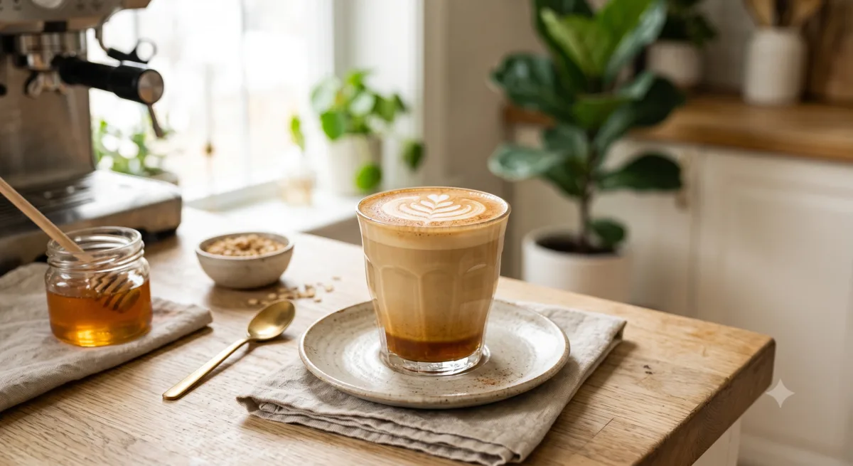 Honey Oat Milk Latte