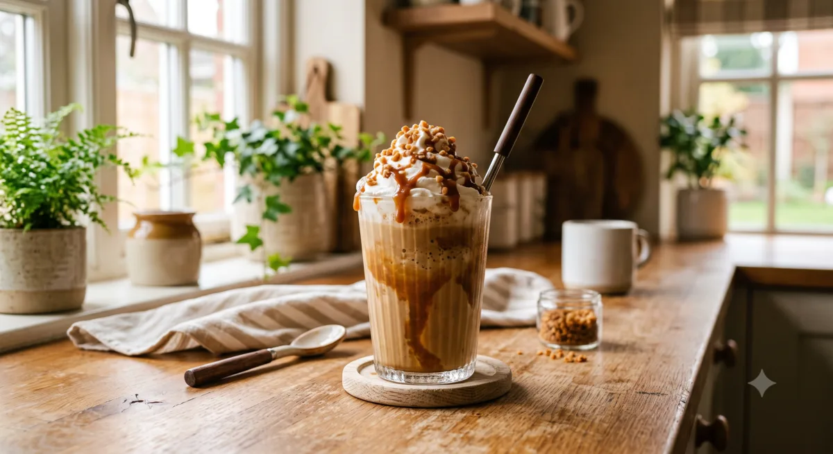 Starbucks Caramel Ribbon Crunch Frappuccino (Copycat)